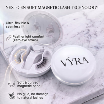VYRA Soft Magnetic Eyelashes - No.4 Voluminous Cat-Eye