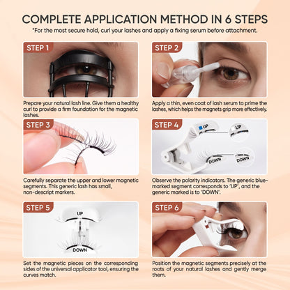 VYRA Soft Magnetic Eyelashes - No.4 Voluminous Cat-Eye