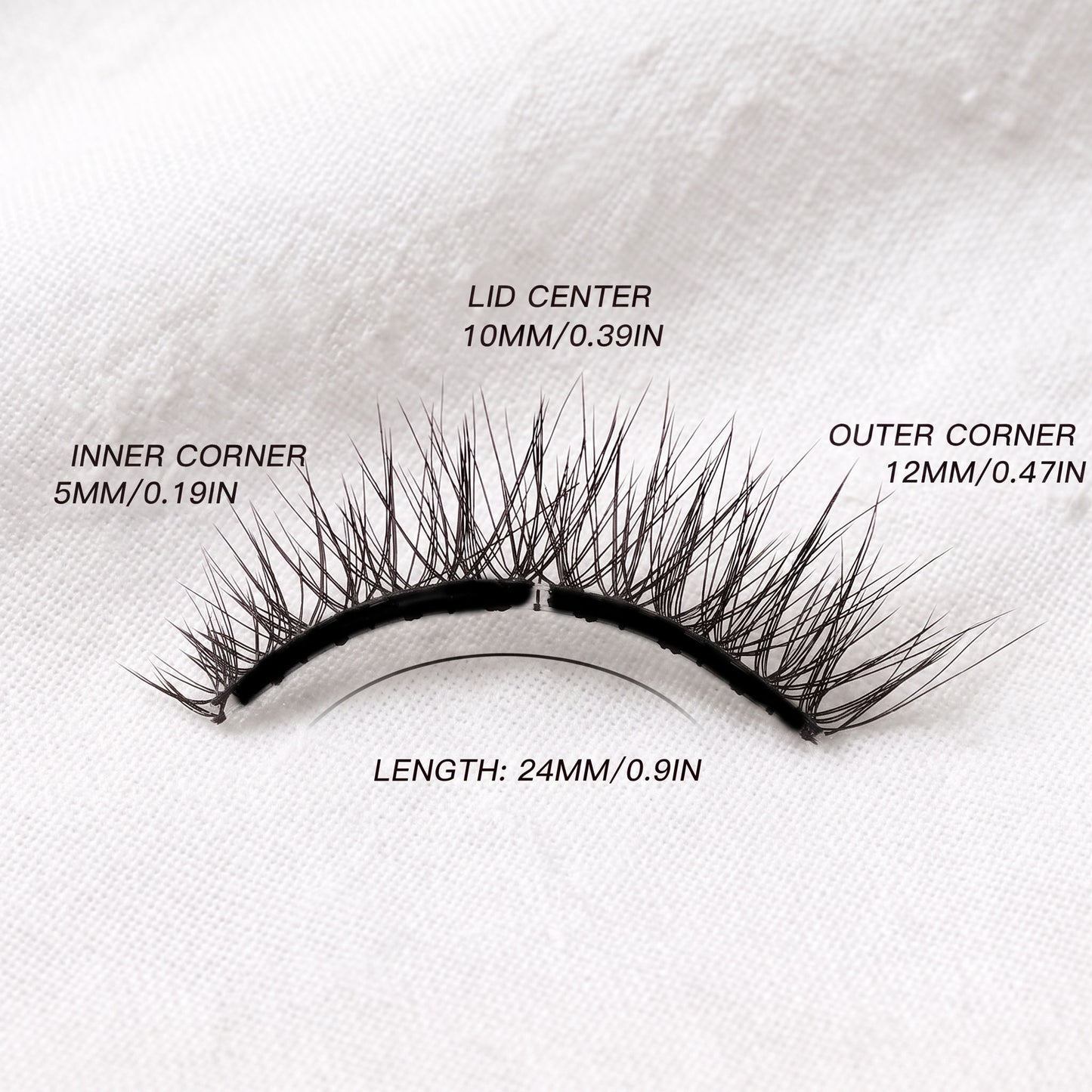 VYRA Soft Magnetic Eyelashes - No.8 Wispy Winged Cat-Eye