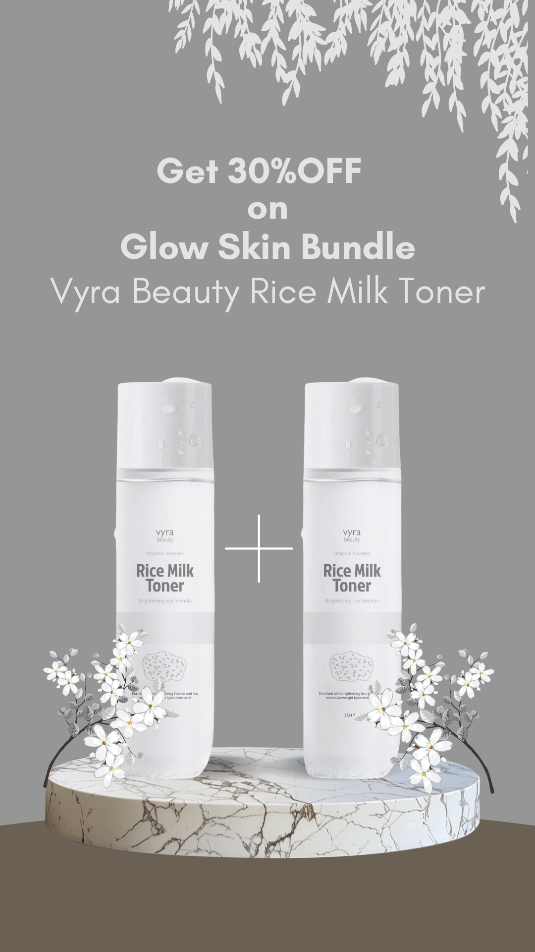 Glass Skin Bundle - Rice Milk Toner (Bundle of 2)